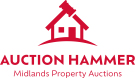 AUCTION HAMMER MIDLANDS, covering Midlands logo